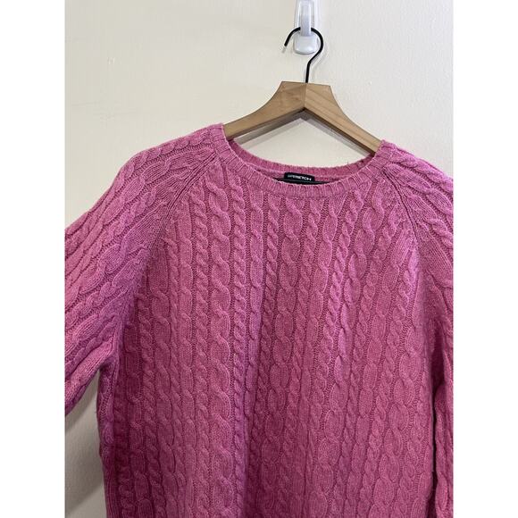 Vtg Y2K 90s Cable Knit Wool Academia Fisherman Sweater XL Preppy Cabincore Doll - Picture 6 of 14